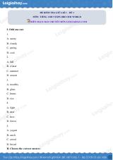 Đề thi giữa kì 1 Tiếng Anh 5 Explore Our World - Đề số 1